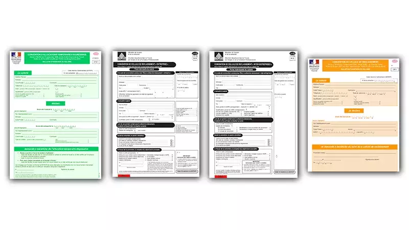 Formulaires Reclassement des salariés