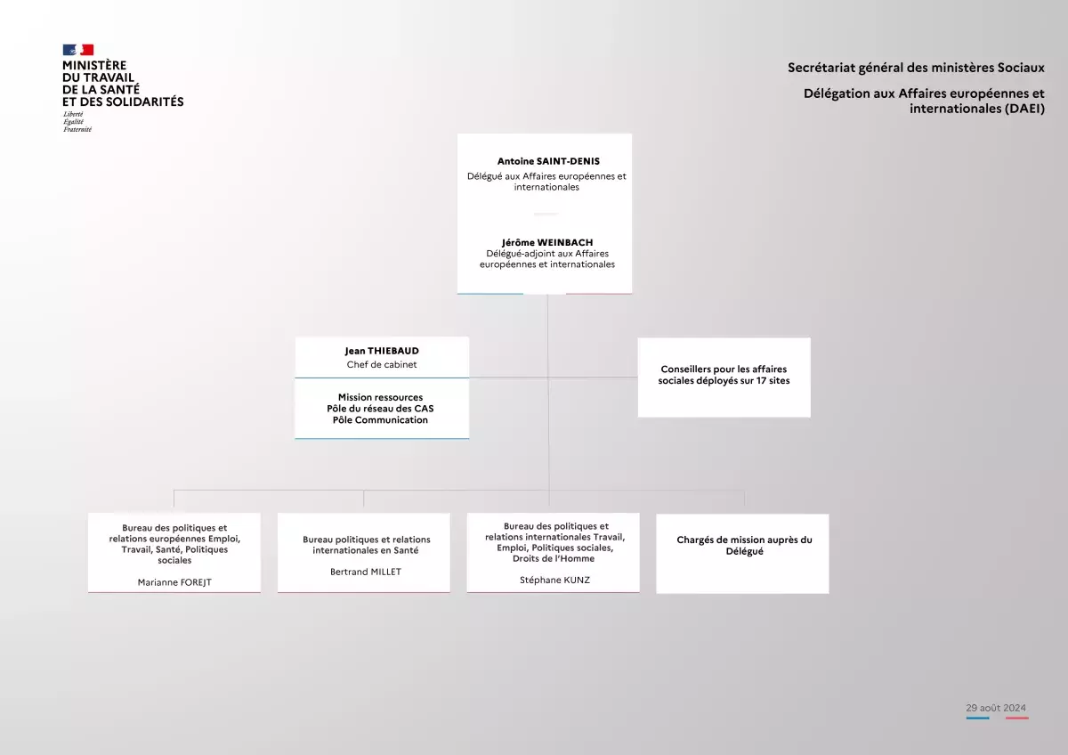 Organigramme de la DAEI