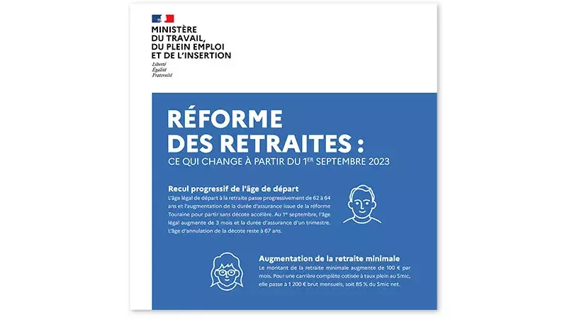 Réforme des retraites | Ce qui change au 1er septembre 2023