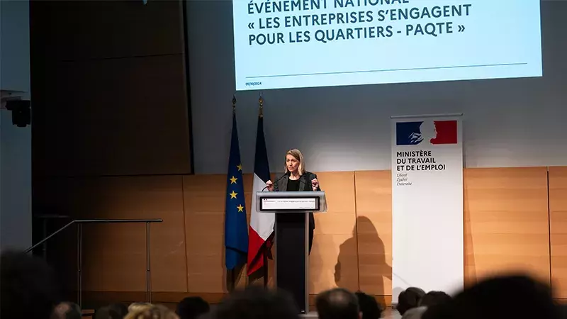 Ministre Panosyan-Bouvet lors de l'événement national Les entreprises s'engagent / PAQTE