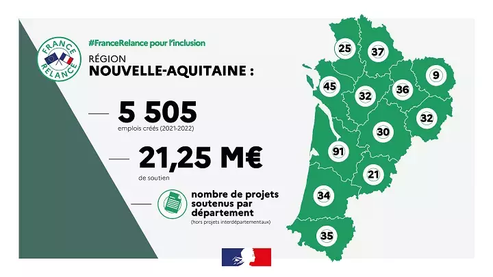 Carte Nouvelle-Aquitaine